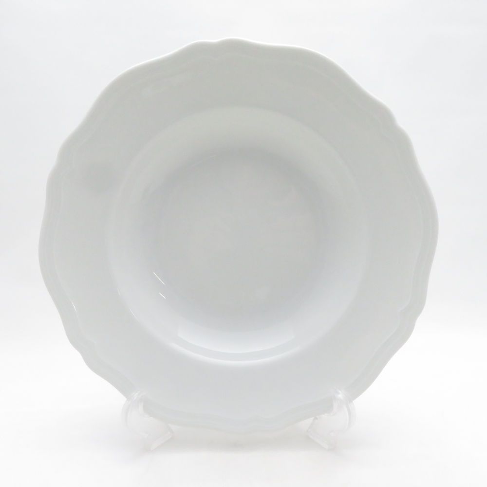 美品 Richard Ginori リチャードジノリ アンティコホワイト スープ皿