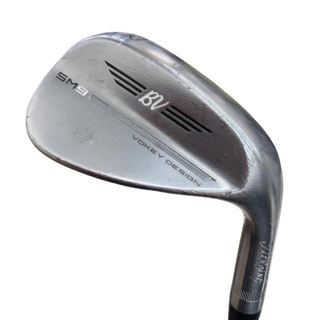 【中古】 タイトリスト VOKEY SPIN MILLED SM9 ツアークロム 52°/08°F ウェッジ WG BV 105 (フレックスその他) メンズ 男性用 右利き 右用 Cランク ゴルフクラブ