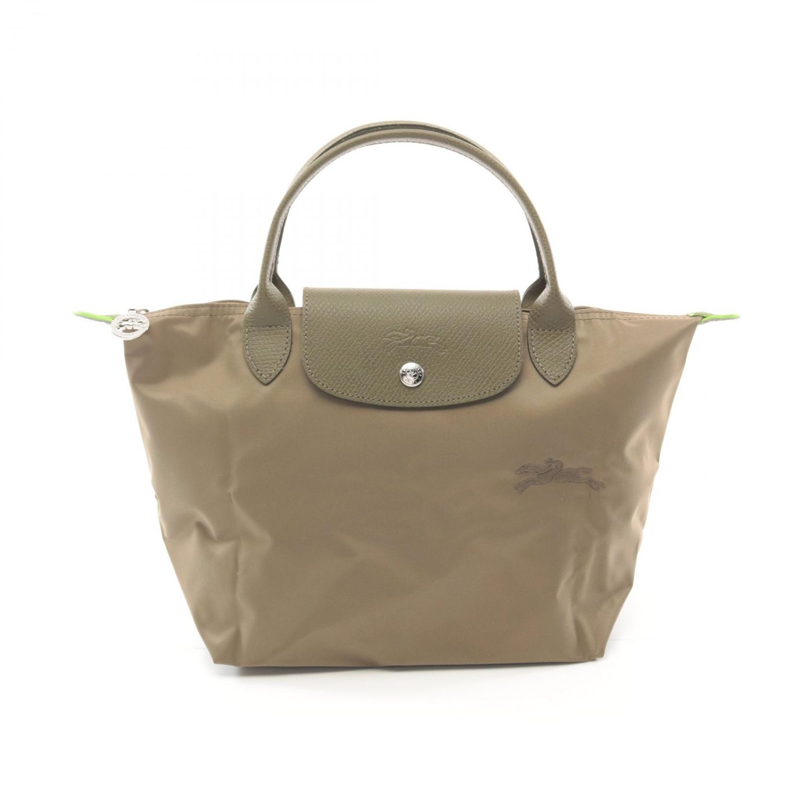 ロンシャン Longchamp トートバッグ ル プリアージュ グリーン S L1621919M04 キャンバス レザー トートバッグ レディース 新品