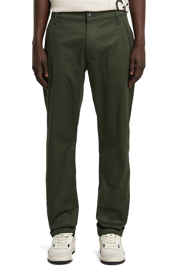 ジースター メンズ ボトムス カジュアルパンツ GSTAR Morry Tape red Leg Chinos Asfalt