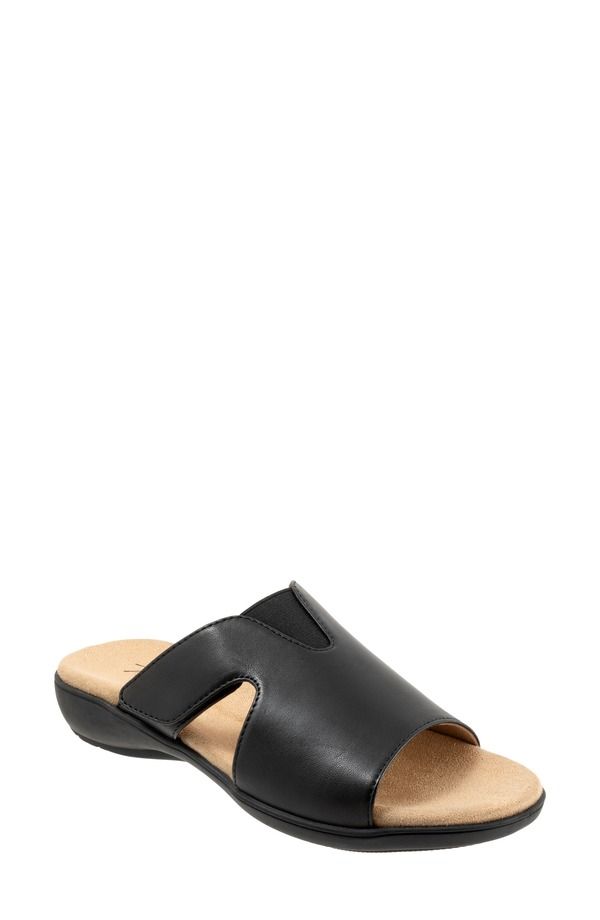 トロッターズ レディース シューズ ヒール サンダル Trotters Roxine 20 Slide Sandal Multiple Widths Available Black ブラック
