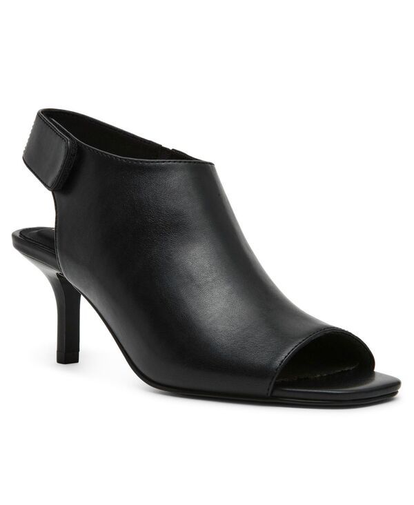 アンクライン レディース シューズ ブーツ・レインブーツ Anne Klein Womensemana Slingback Open Toe Shooties Black ブラック