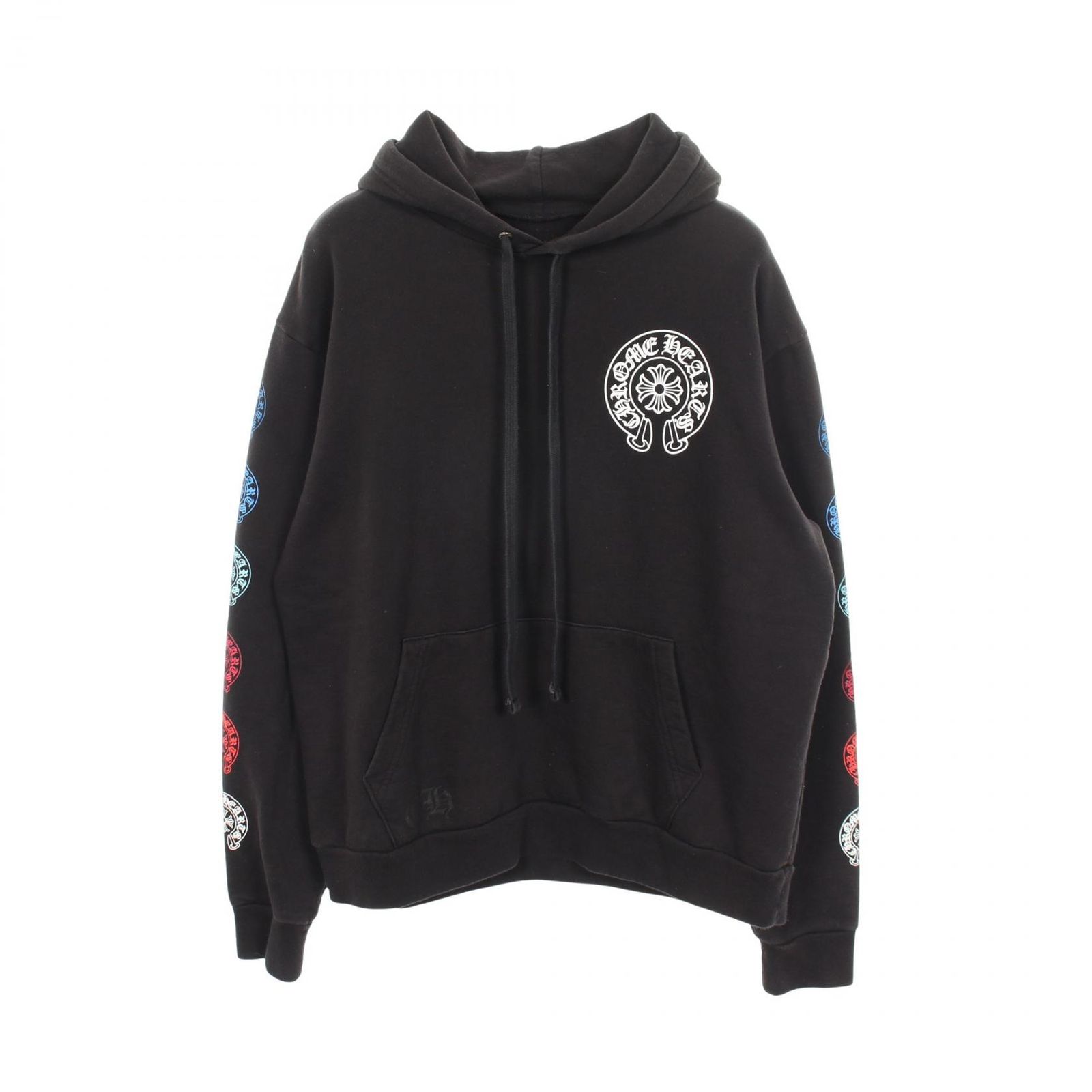 クロムハーツ CHROME HEARTS パーカー Multi Color Horseshoe Pullover Hoodie コットン パーカー メンズ Used B