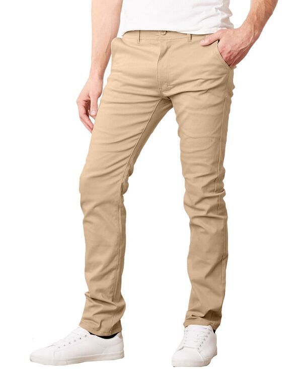 ギャラクシーバイハルビック メンズ ボトムス カジュアルパンツ Galaxy By Harvic Mensuper Stretch SlimFit Chino Pants Khaki カーキ