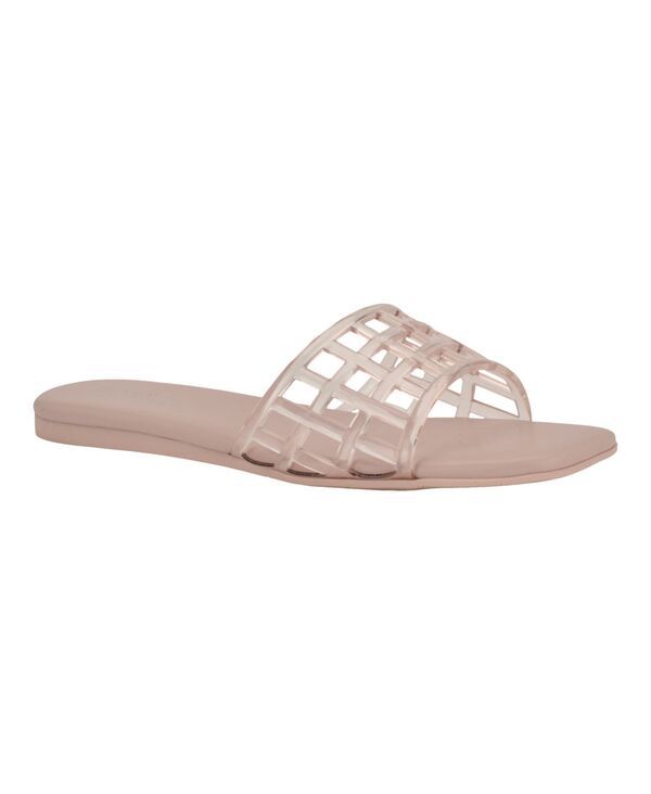 カルバンクライン レディース シューズ サンダル Calvin Klein Womens Yelena Jelly Flat Slide Sandals Pink Jelly ピンク