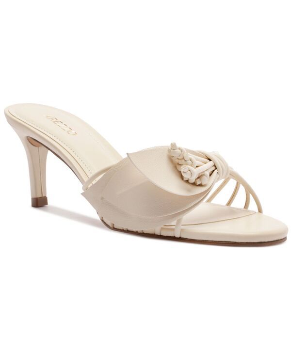 アレッツォ レディース シューズ サンダル Arezzo Womens Viola Mid Stiletto Sandals Panacota