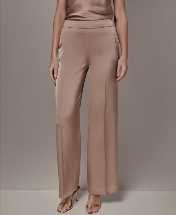 ダナ キャラン ニューヨーク レディース ボトムス カジュアルパンツ プチ Donna Karanew York Womens WideLeg Pants Regular Petite Umbria