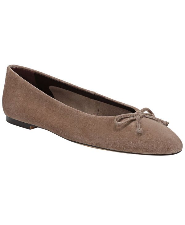 フランコサルト レディース シューズ パンプス Franco Sarto Womens Rosalee3 Almond Toe Ballerina Flats Truffle Beige Suede