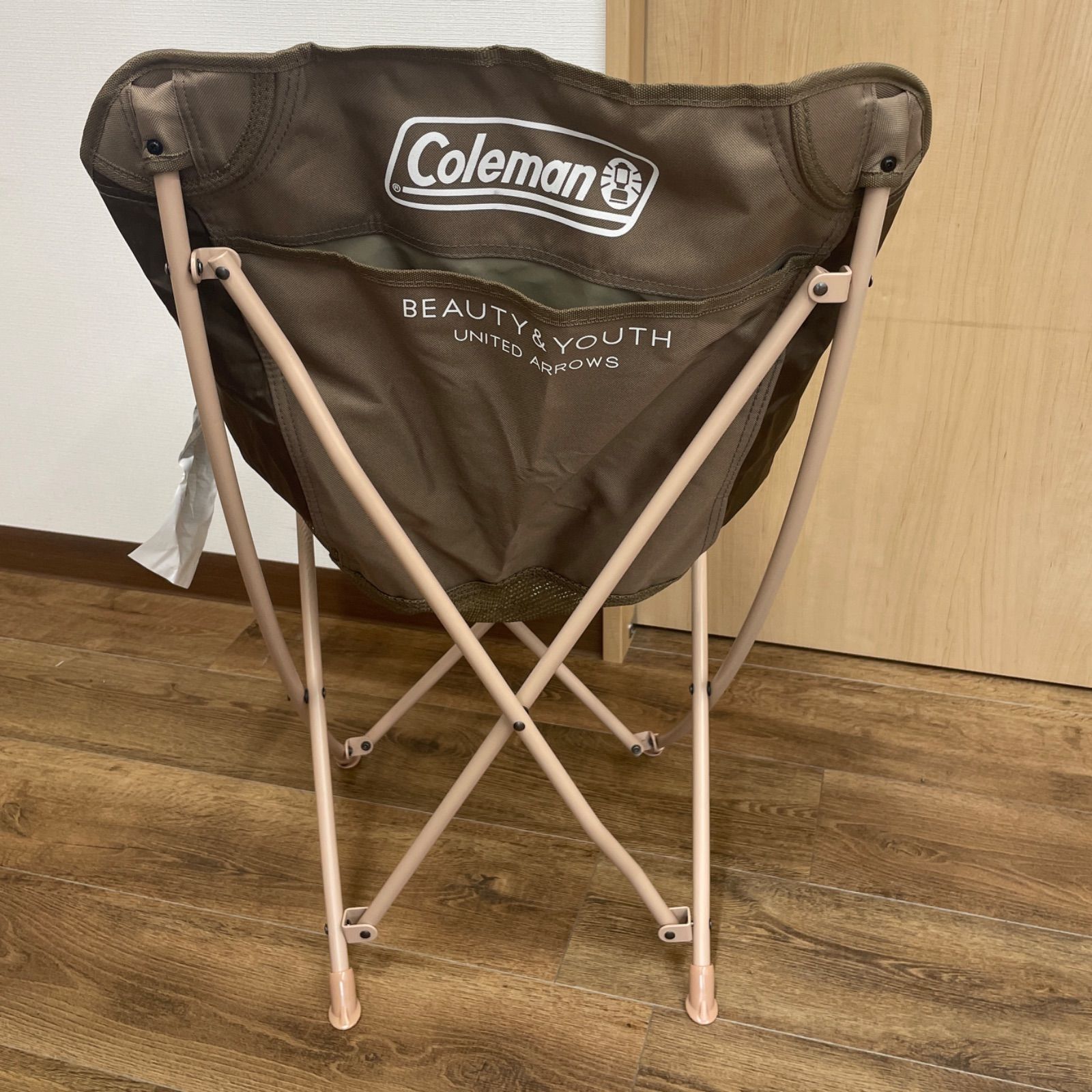 美品】Coleman × BEAUTY&YOUTH アウトドアチェア ブラウン 管理番号
