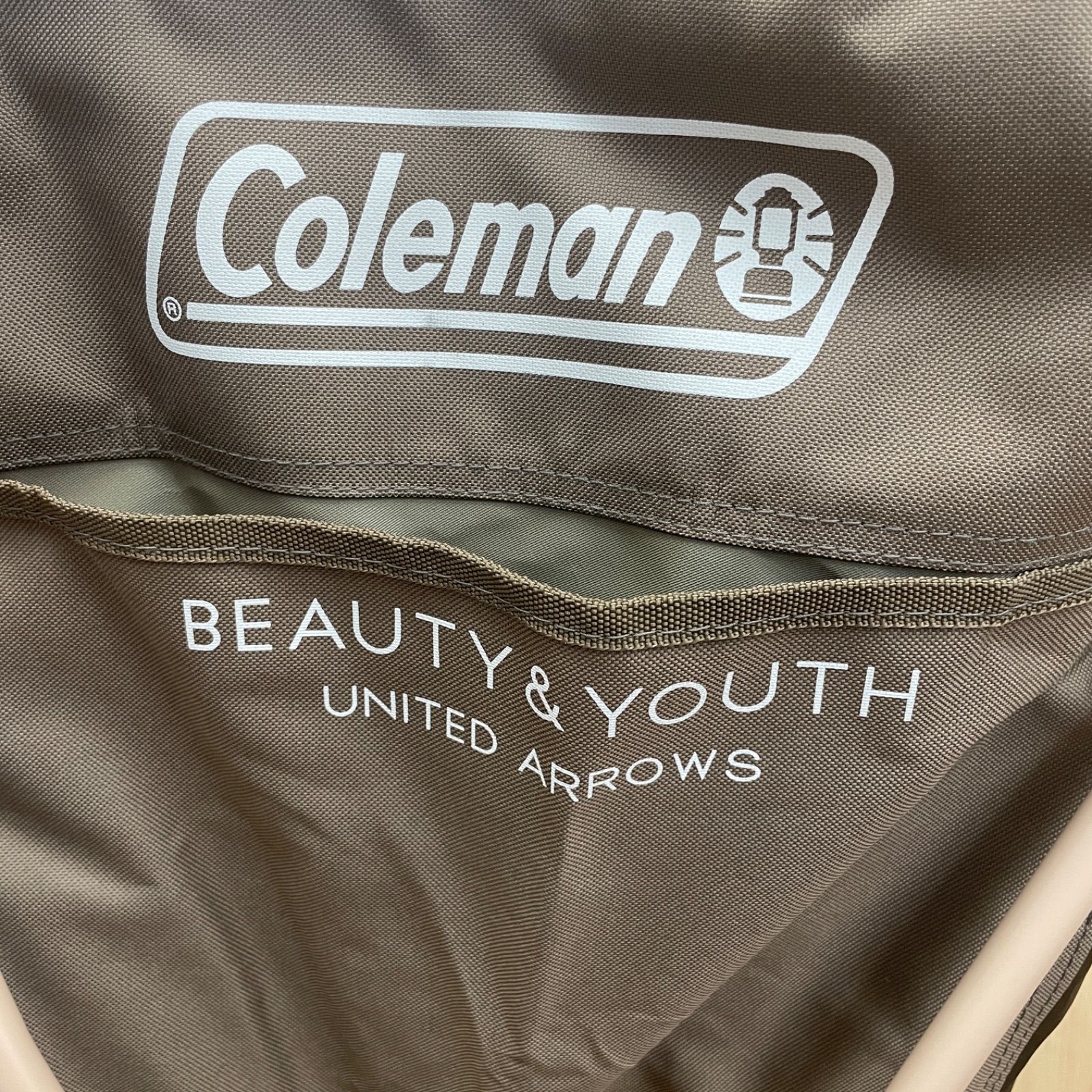 美品】Coleman × BEAUTY&YOUTH アウトドアチェア ブラウン 管理番号