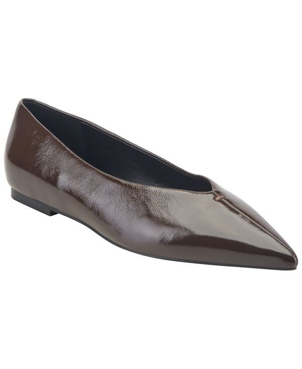 マーク・フィッシャー レディース シューズ パンプス Marc Fisher LTD Womens Casee Pointed Toe Dress Flats Dark Brown Leather ブ