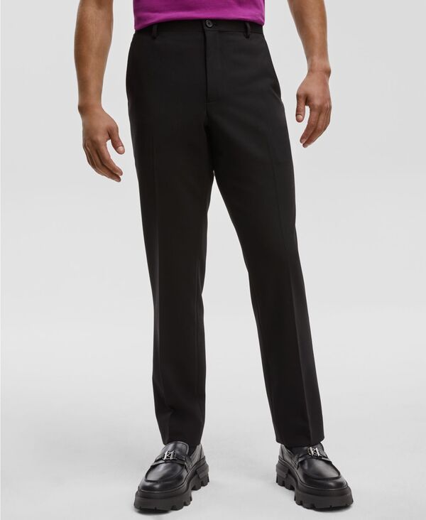 モードオブワン メンズ ボトムス カジュアルパンツ Mode of One MenslimFit Suit Pants Deep Black ブラック