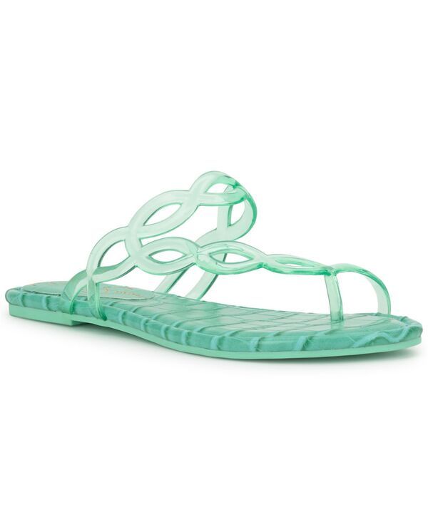 ジェシカシンプソン レディース シューズ サンダル Jessica Simpson Womens Aloni Jelly ToeRing Flat Sandalseafoam Vinyl