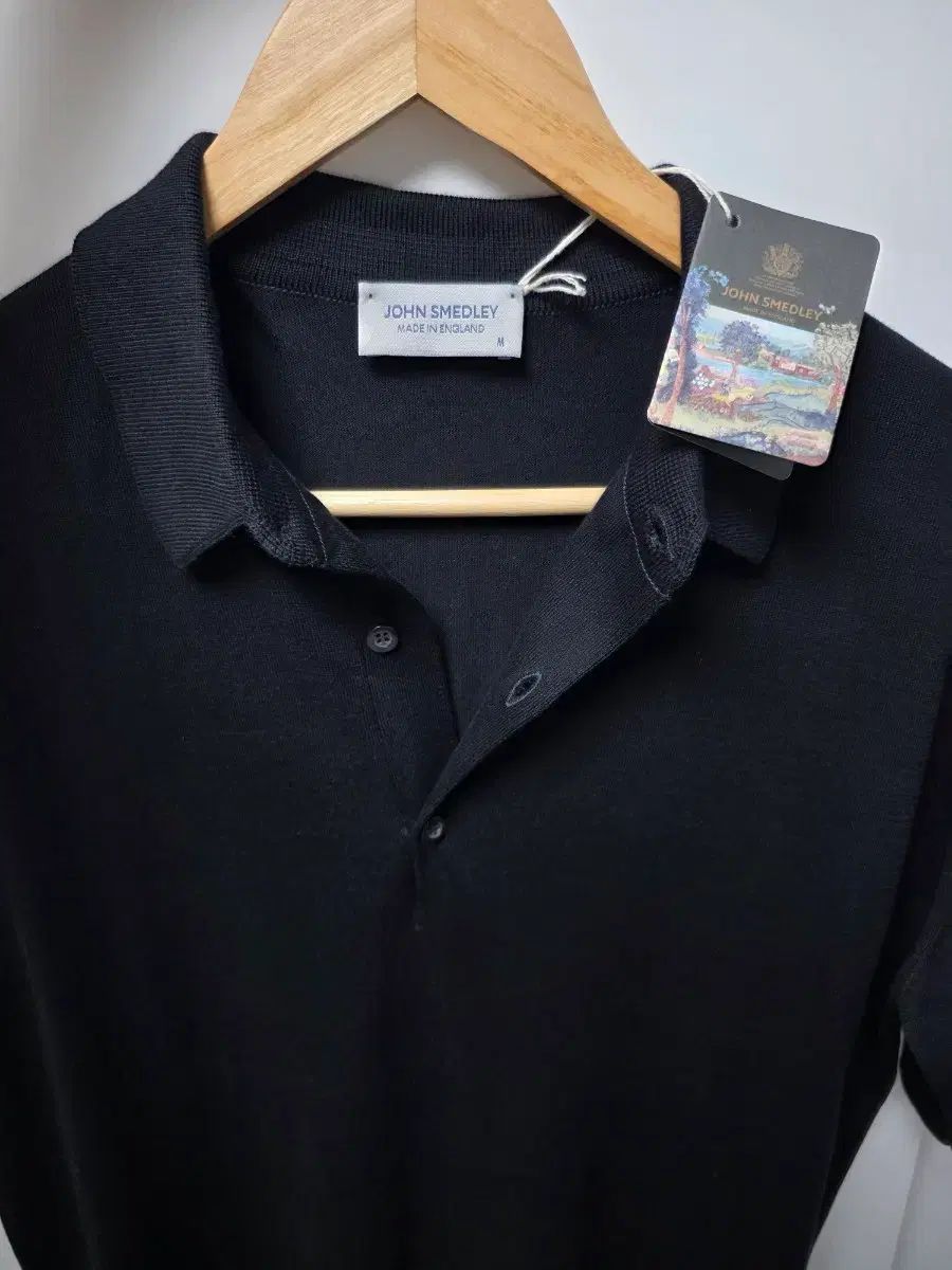 ジョン・スメドレー エイドリアン ポロ ブラック M 新品