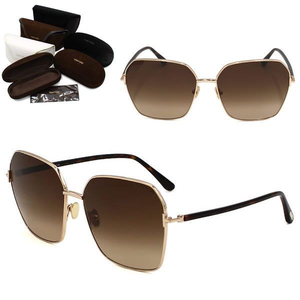トムフォード サングラス TOM FORD FT0839/S 52F 62 TF0839 サングラス EYEWEAR ノーズパッド メンズ レディース ユニセックス ローズゴールド ブラウングラデーション