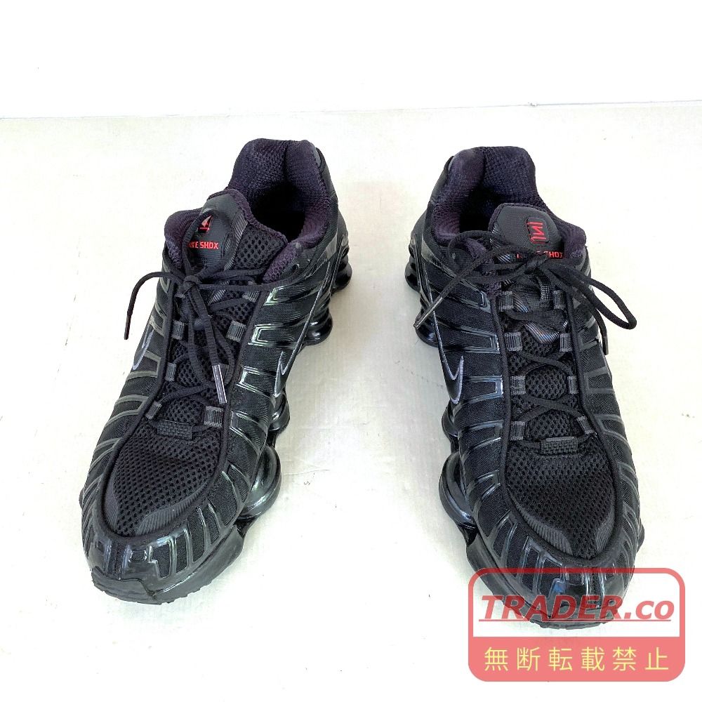 03w27459 Nike Shox TL Black/Metallic Hematite/Max Orange/Black ナイキ ショックス TL ブラック/メタリックヘマタイト/マックスオレンジ/ブラック 27.5cm AV3595-002