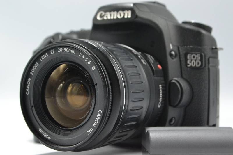 【送料無料】キヤノン Canon EOS 50D EF 28-90mm F4-5.6 III レンズキット シャッター9438回