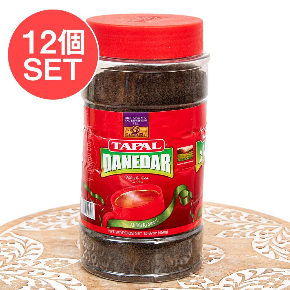 【12個セット】【CTC】TAPAL DANEDAR パキスタンのチャイ どっさり450gボトル / セット インドのお
