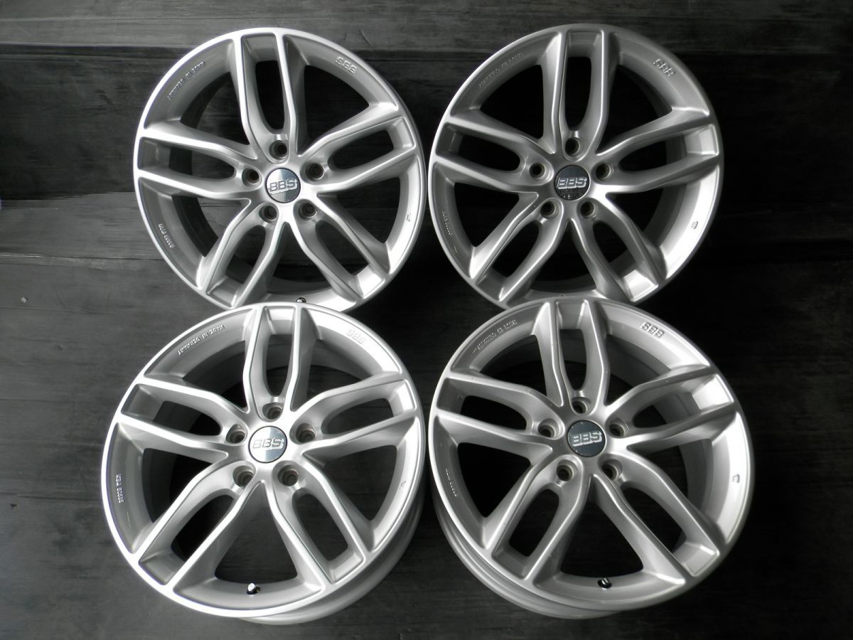 メルセデスベンツ BBS SX 0301 社外 17インチアルミホイール 4本SET 7.5J +45 5H 112 82φ 66φ ハブリング付き