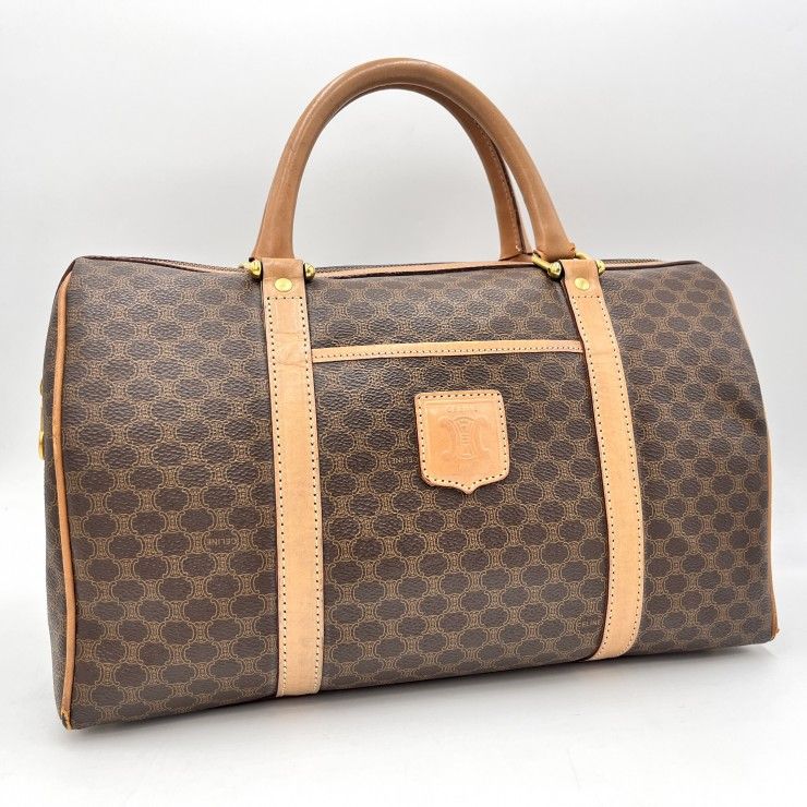 CELINE（セリーヌ）マカダム ボストンバッグ ヴィンテージ
