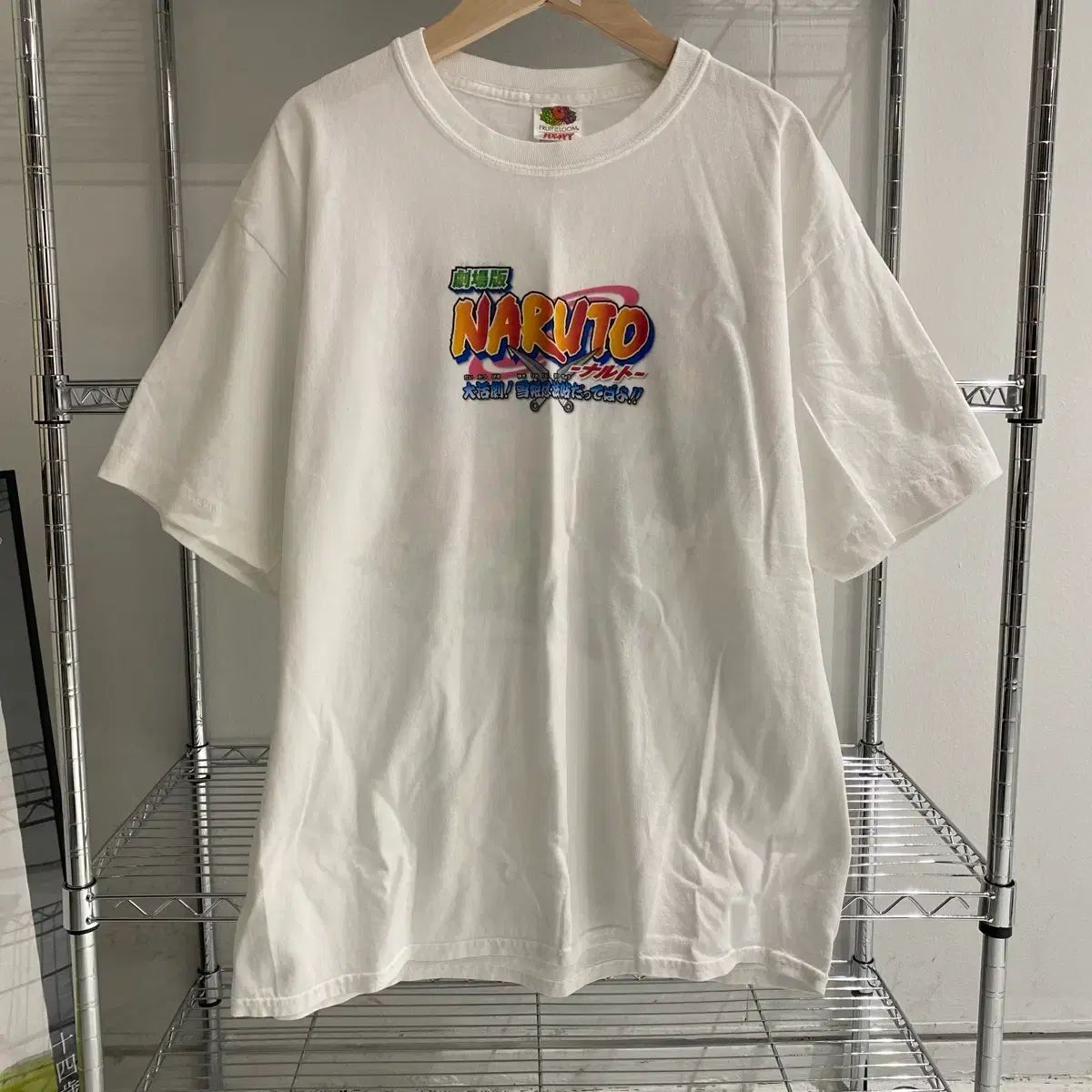 NARUTO -ナルト- 劇場版 00s ヴィンテージ アニメ Tシャツ