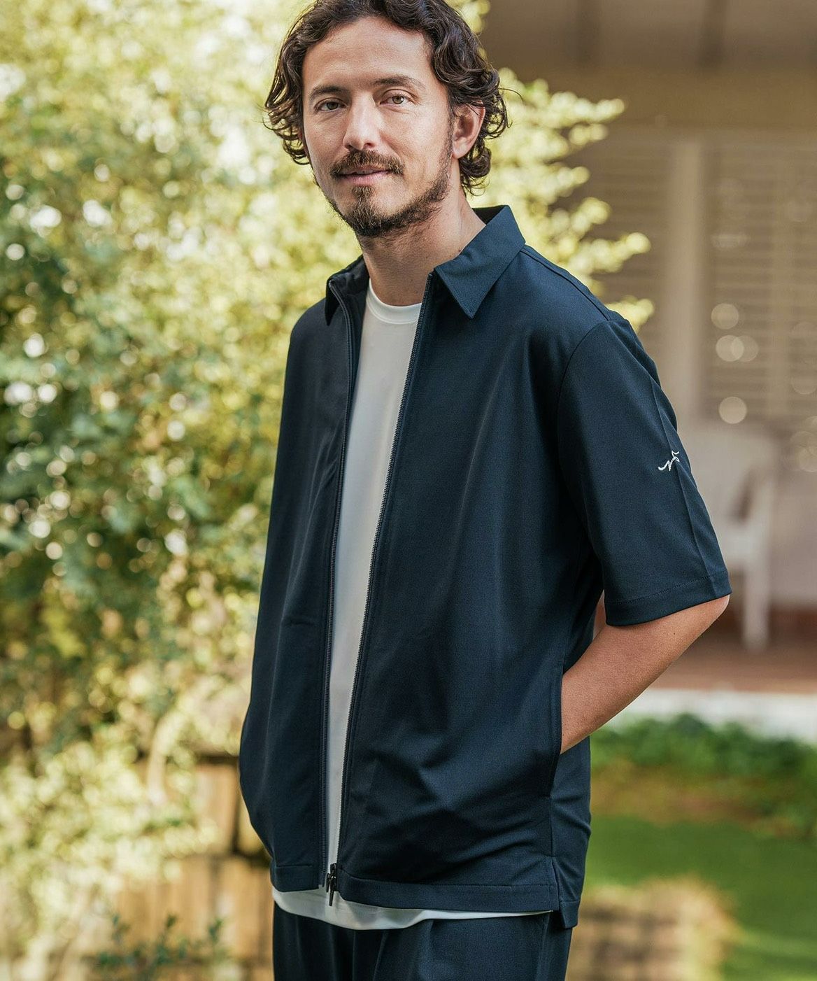 30%OFF【CALL&RESPONSE】 KOKAGE/ ダブルZIP半袖シャツ