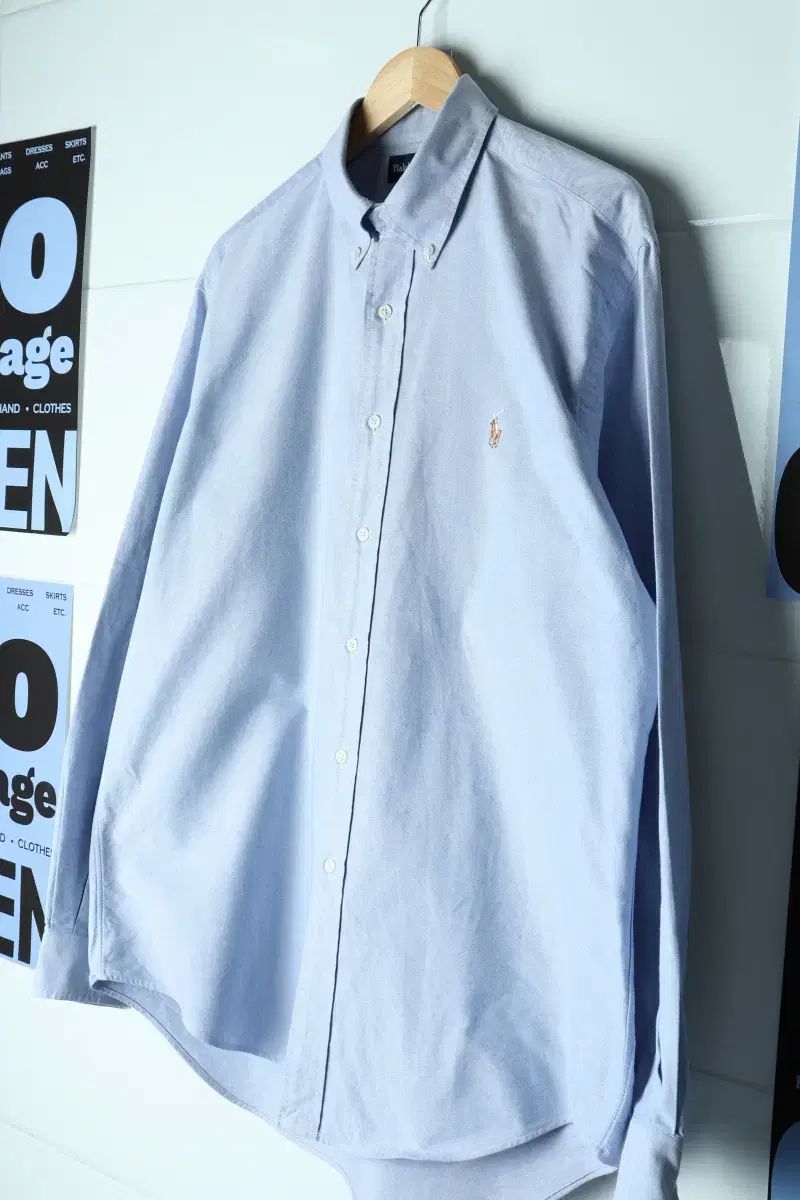 (XL-3XL) ポロ ラルフローレン シャツ USA 90年代 - H33659