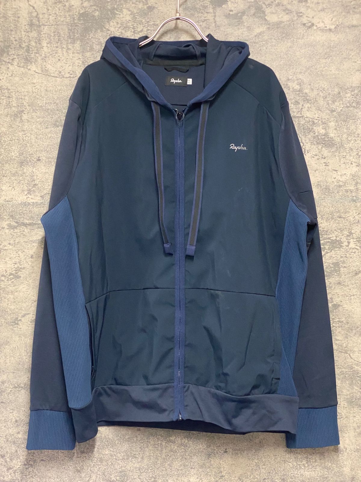 KG229 ラファ Rapha TRANSFER HOODIE フーディ 長袖 ジャケット 濃紺 XXL