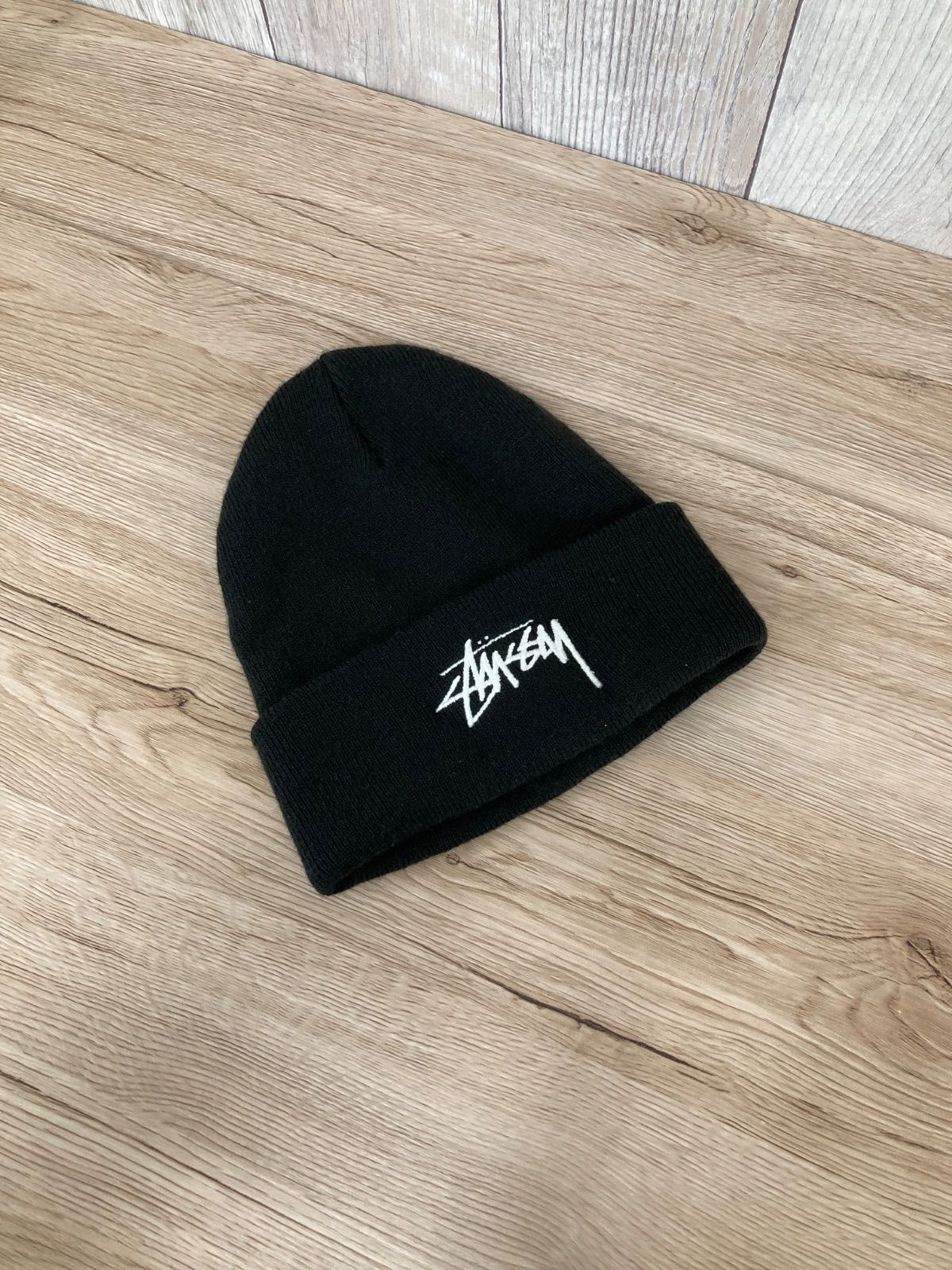 NIKE ナイキ STUSSY ステューシーニット帽 HO200407ASH ブラック 平塚