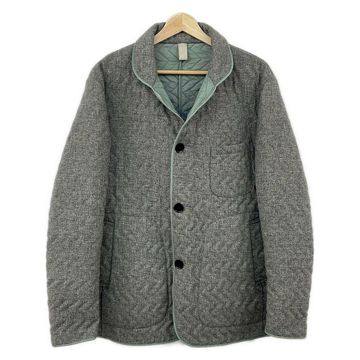 HANCOCK(ハンコック) ジャケット サイズ40 M メンズ美品 - グレー 長袖/中綿/秋/冬