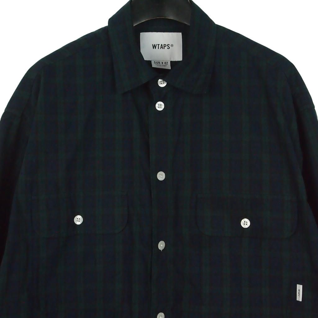 ダブルタップス WTAPS WCPO 01/LS/COTTON. BROADCLOTH チェック シャツ