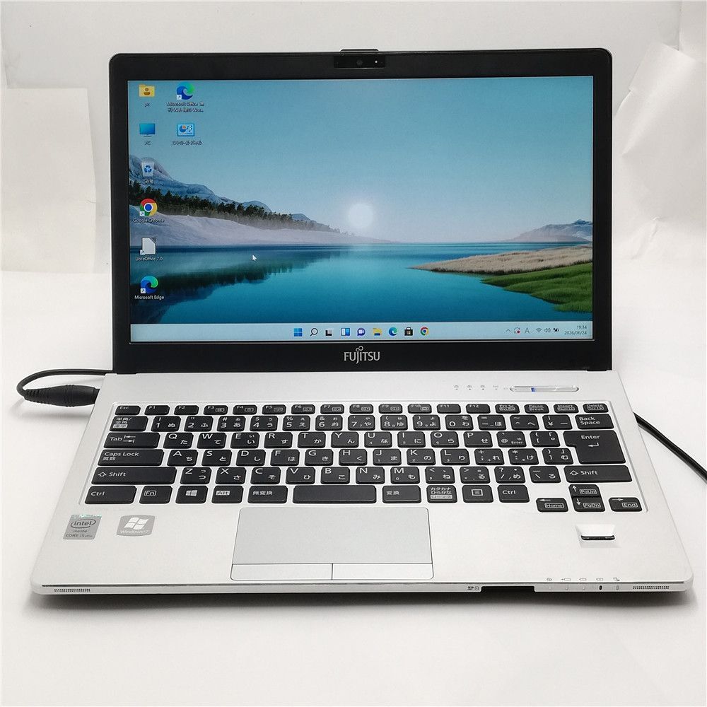 激安 Wi-Fi有 中古ノートパソコン 富士通 S935/K Core i5 128GB 高速SSD DVDマルチ 無線LAN Bluetooth カメラ Windows11 Office済 即使用可