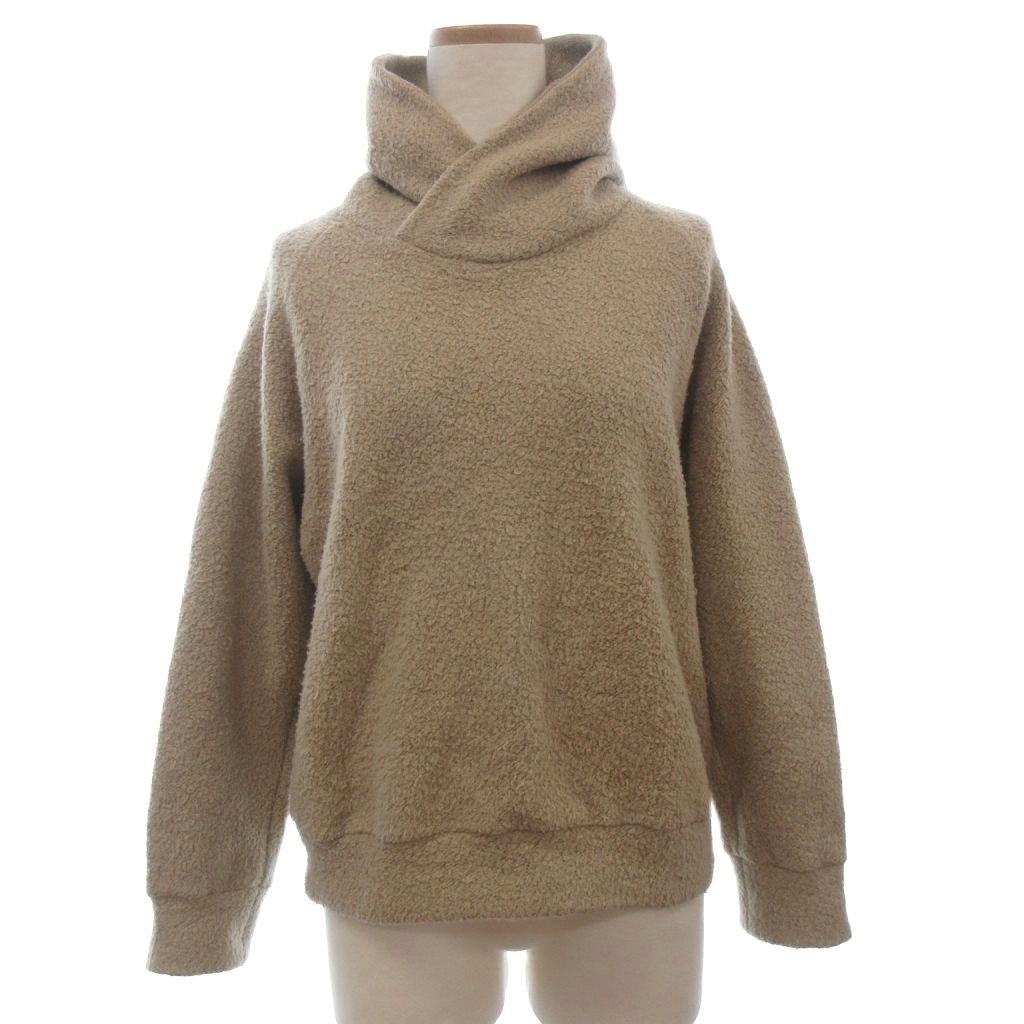 ババグーリ Babaghuri ヨーガンレール パーカー プルオーバー 長袖 起毛 S ベージュ