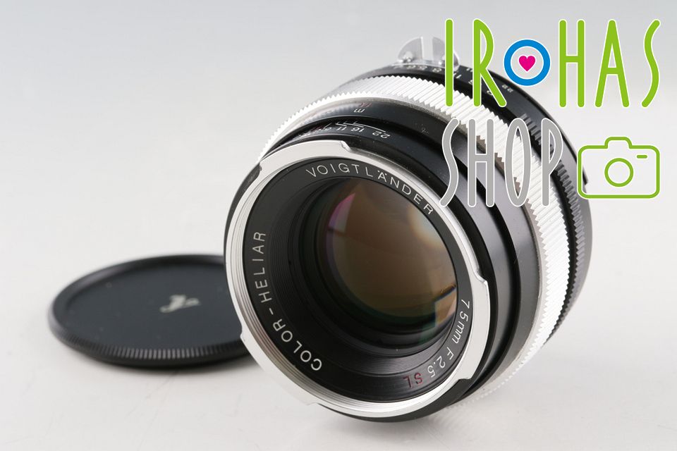Voigtlander Color-Heliar 75mm F/2.5 SL Lens for Nikon F #65016E5 28,958円