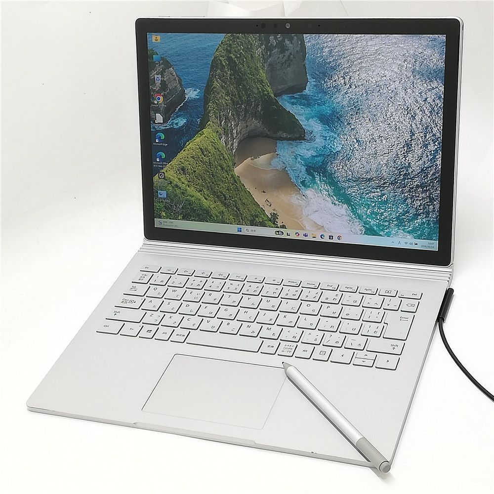 高性能 ペン付 Wi-Fi有 Microsoft ノートパソコン 中古美品 Surface Book 3 Core i5 1035G7 8GB 256G SSD 無線LAN カメラ Windows11 Office