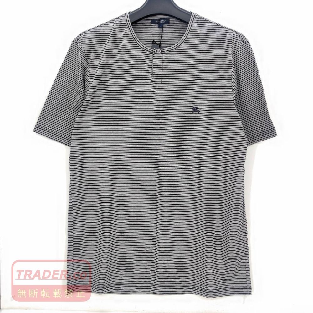 05w22176 バーバリー BURBERRY ボーダー柄ヘンリーネックTシャツ