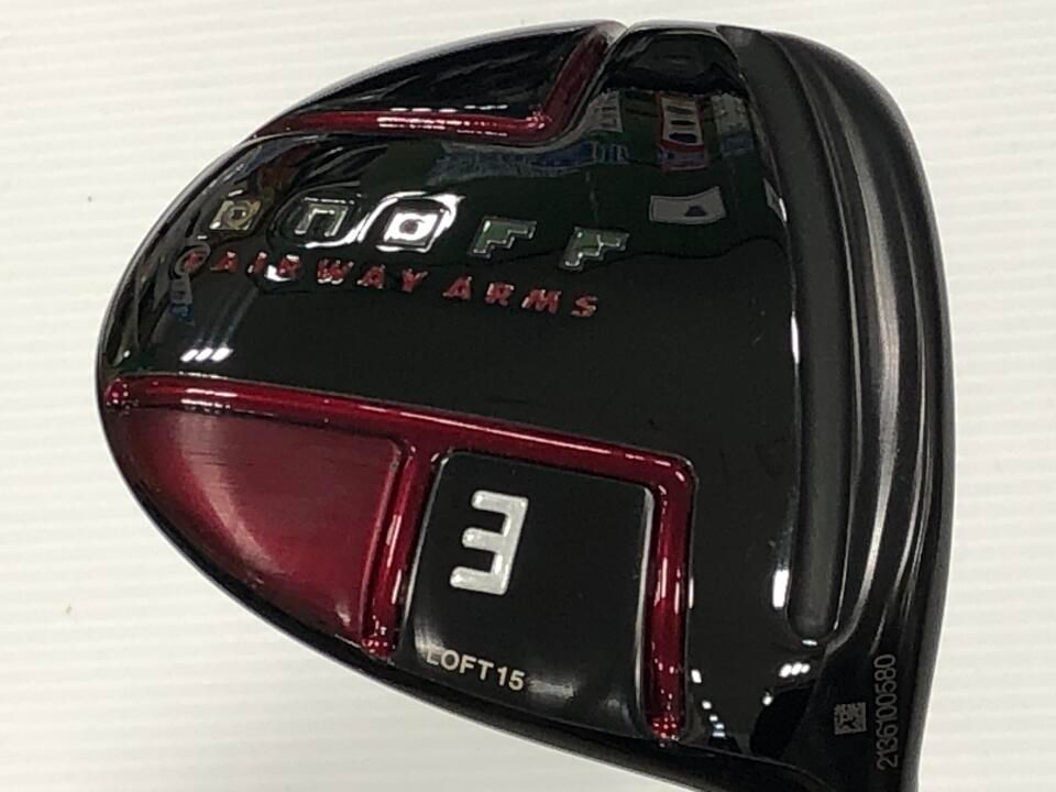 グローブライド　ONOFF FAIRWAY ARMS AKA 2022　15度　SMOOTH KICK MP-522F　Sフレックス　フェアウェイウッド　中古　ゴルフドゥ！NEXTグローボ蘇我店【最短即日発送】
