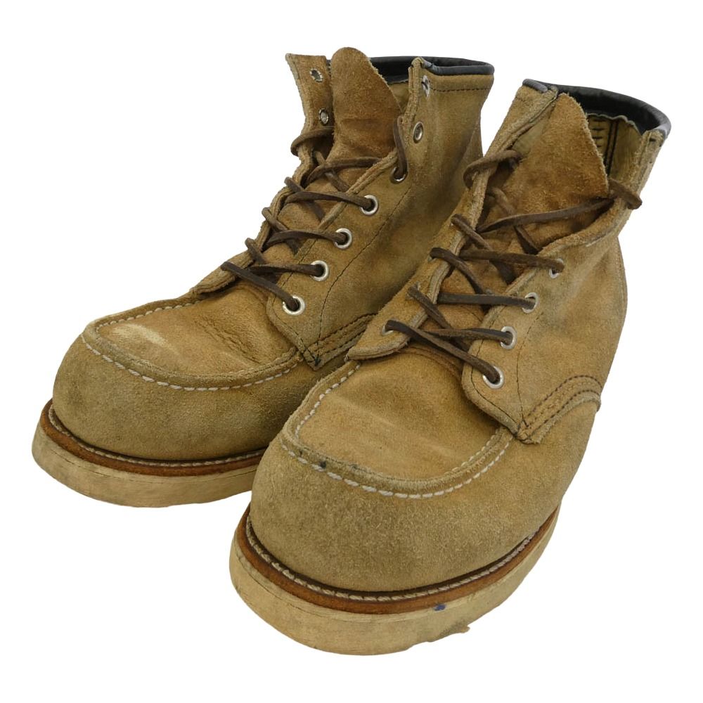 RED WING レッドウィング ラフアウトレザー クラシックモック ブーツ ライトブラウン系 サイズ表記無し【中古】