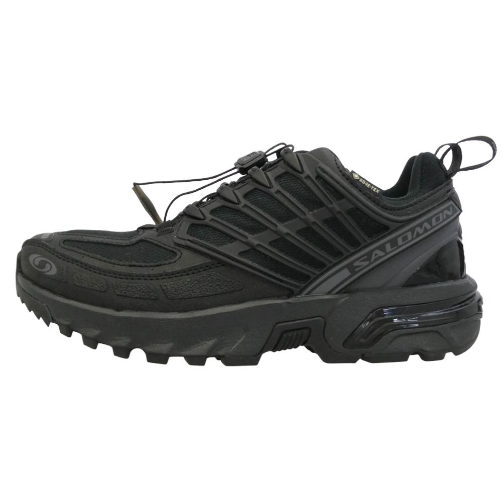 salomon サロモン 475994 ACS PRO GORE-TEX Quicklace エーシーエス プロ ゴアテックス クイックレース スニーカー ブラック系 25.5cm【中古】