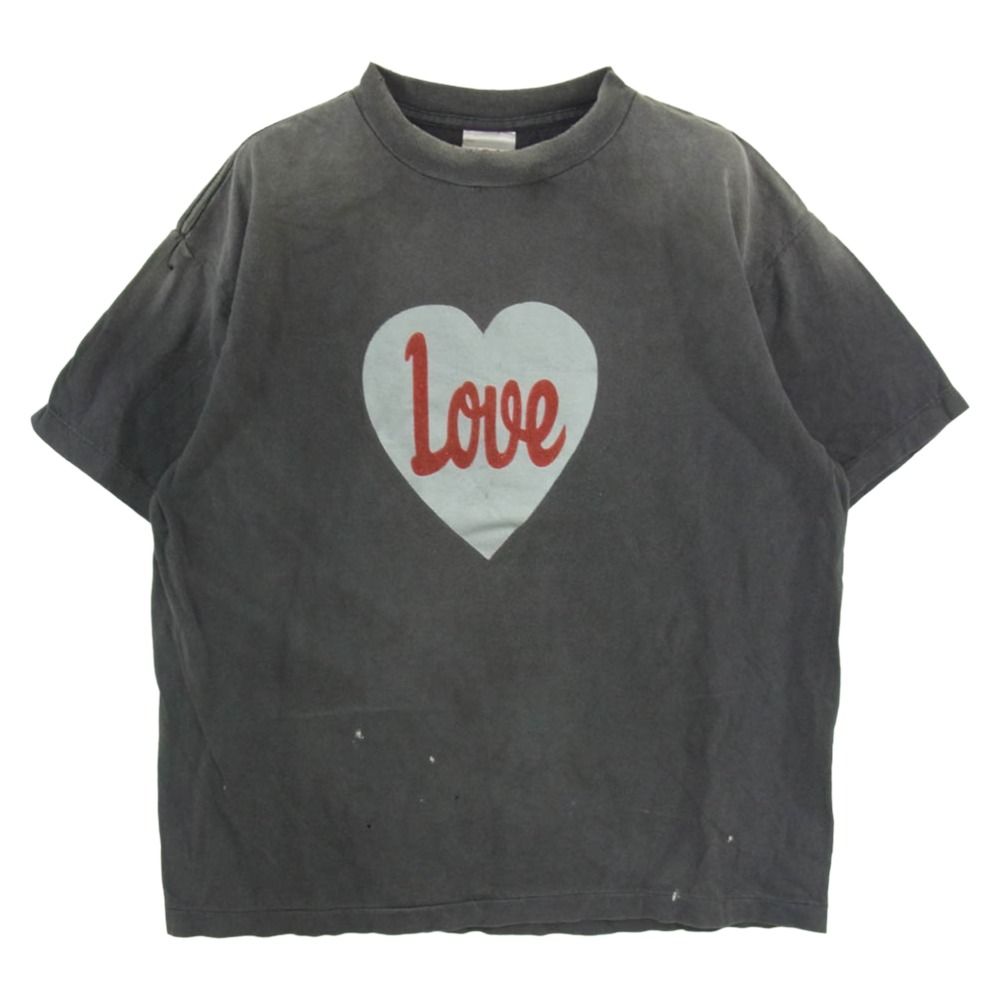 SAINT M×××××× - セントマイケル SS Tシャツ HEART LOVE TEE(