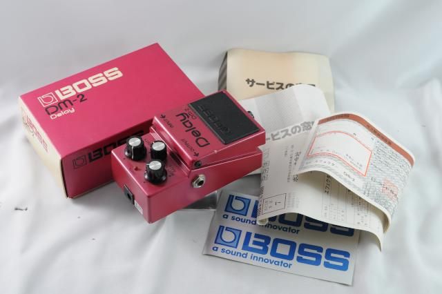BOSS DM-2 Delay 1983年製 アナログディレイ【箱・説明書・ステッカー