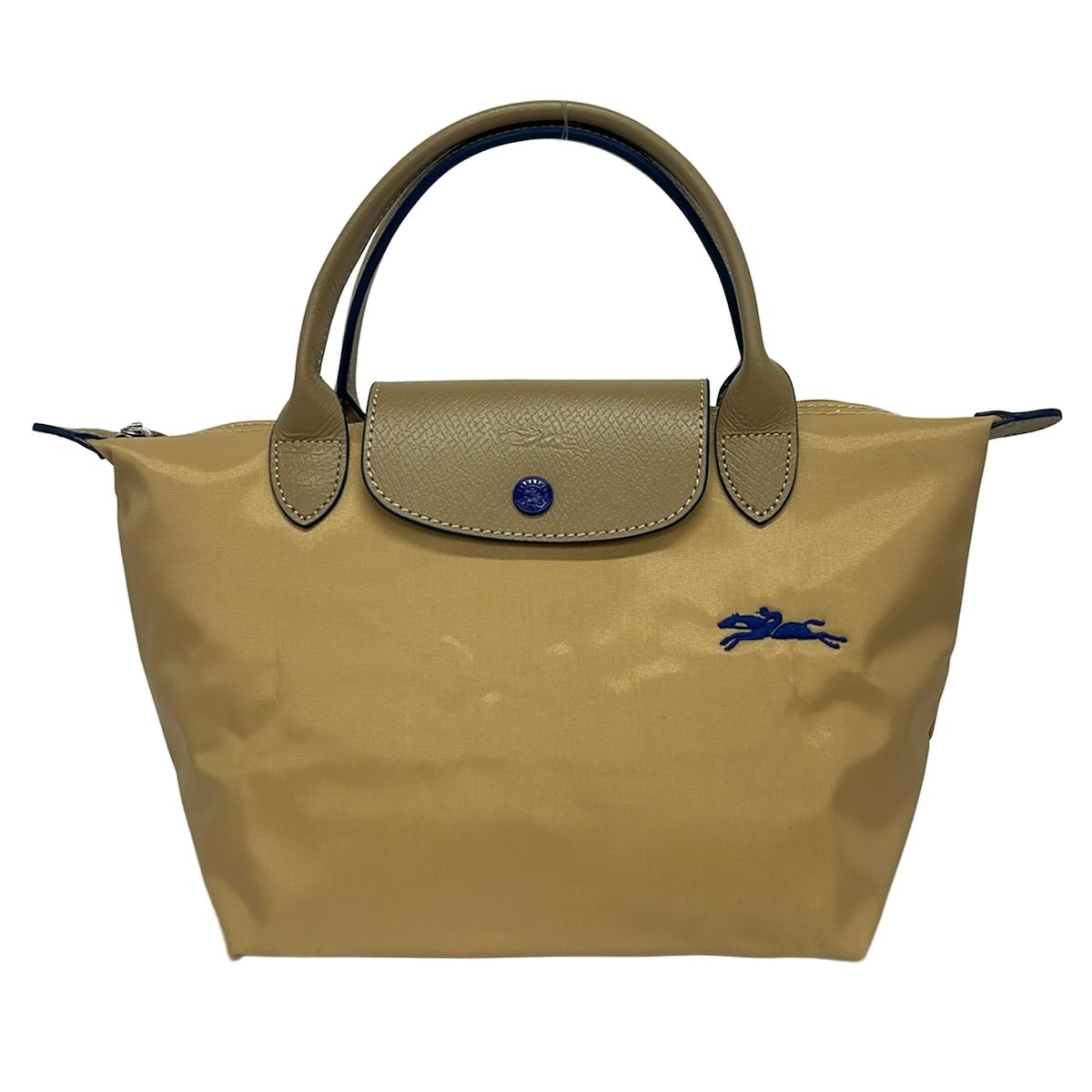 LONGCHAMP(ロンシャン) ハンドバッグ ル・プリアージュクラブ ベージュ 折りたたみ レザー