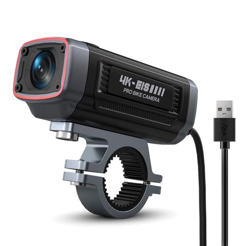 AKEEYO AKY-710PRO バイクドライブレコーダー 800万画素 EIS手ブレ補正 4K 28fps/2K 55fps自転車ドラレコ 5GWIFI スマホ連携 煽り運転防止ロードバイク 充電式 64GBカード付き 142度広角 IP 30fc5dc8