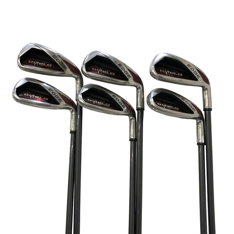 6本セット Callaway キャロウェイ ゴルフクラブ DIABLO EDGE アイアン #5～#9/P 純正シャフト 65i フレックス SR 【中古】 22605K496