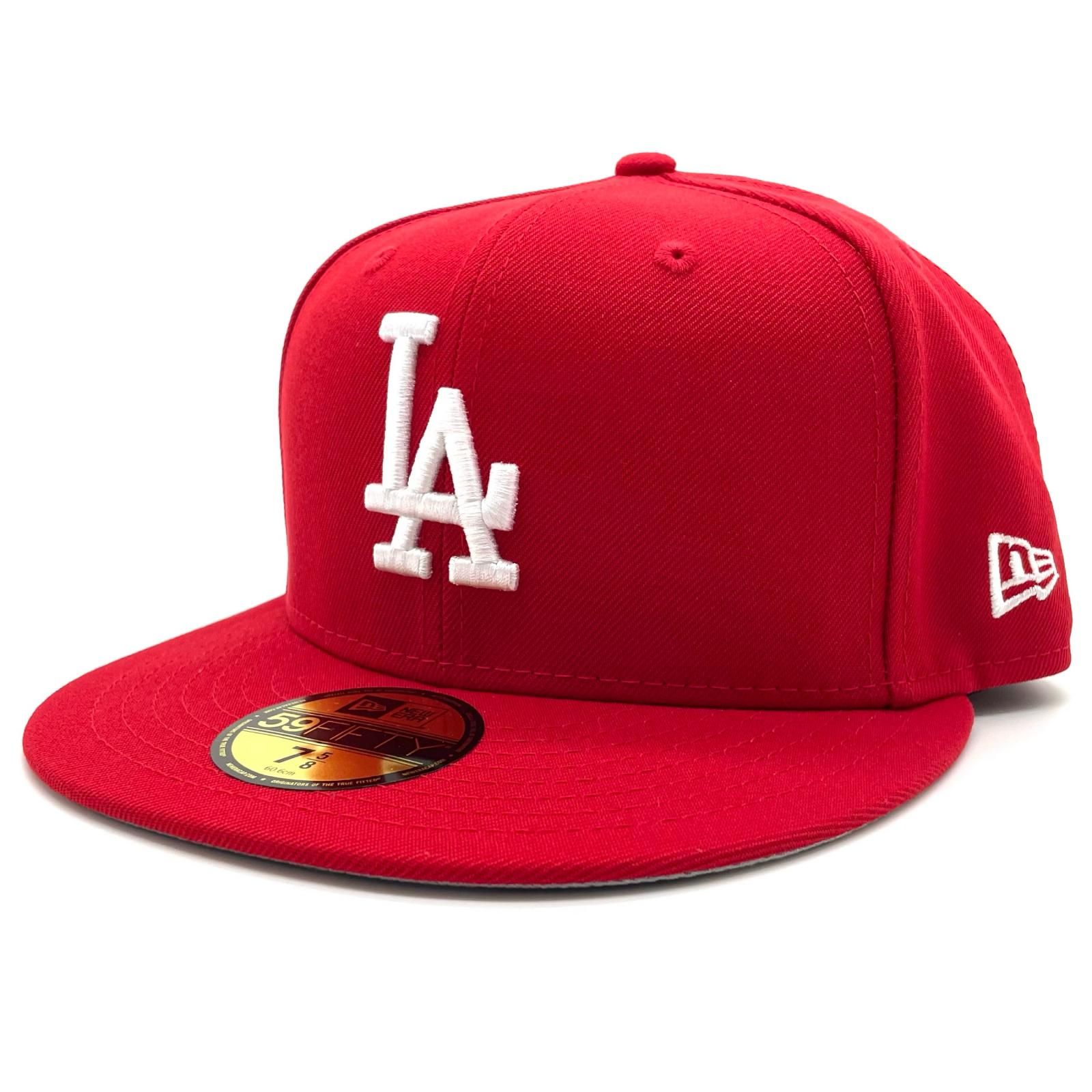 【中古】NEW ERA | ニューエラ 7 5/8 (60.6cm) UNDEFEATED アンディフィーテッド　ロサンゼルス ドジャース　大谷翔平 キャップ 帽子　レッド【尾張小牧店】