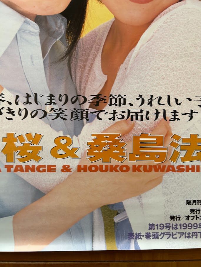 丹下桜 桑島法子 / アニソン・グランプリ 1999年 雑誌・プロモーション