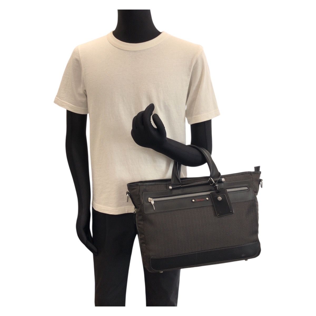 Paul Smith ポール スミス ヘリンボーン ソフトコレクション ブラック