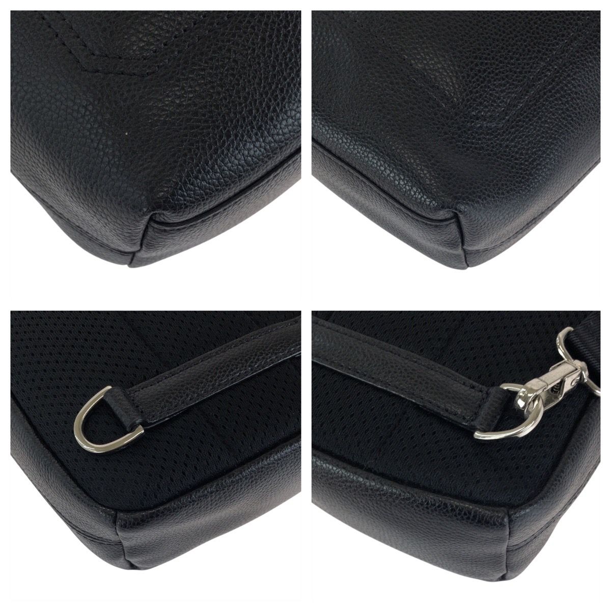 美品 Paul Smith ポール スミス ブラック 黒 シルバー金具 レザー
