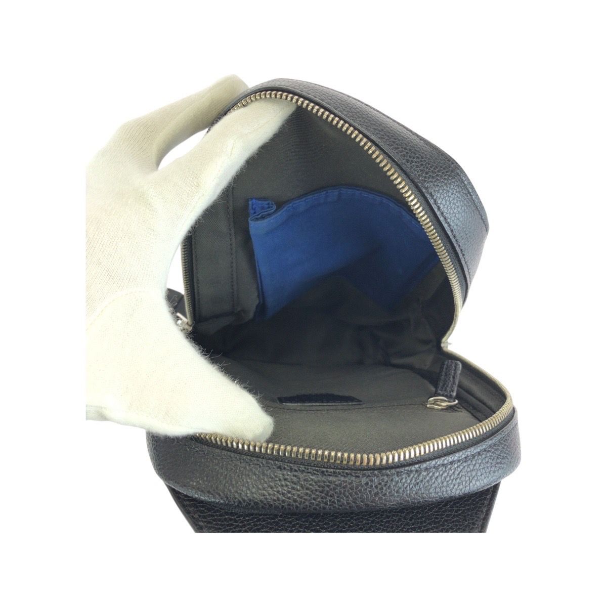 美品 Paul Smith ポール スミス ブラック 黒 シルバー金具 レザー
