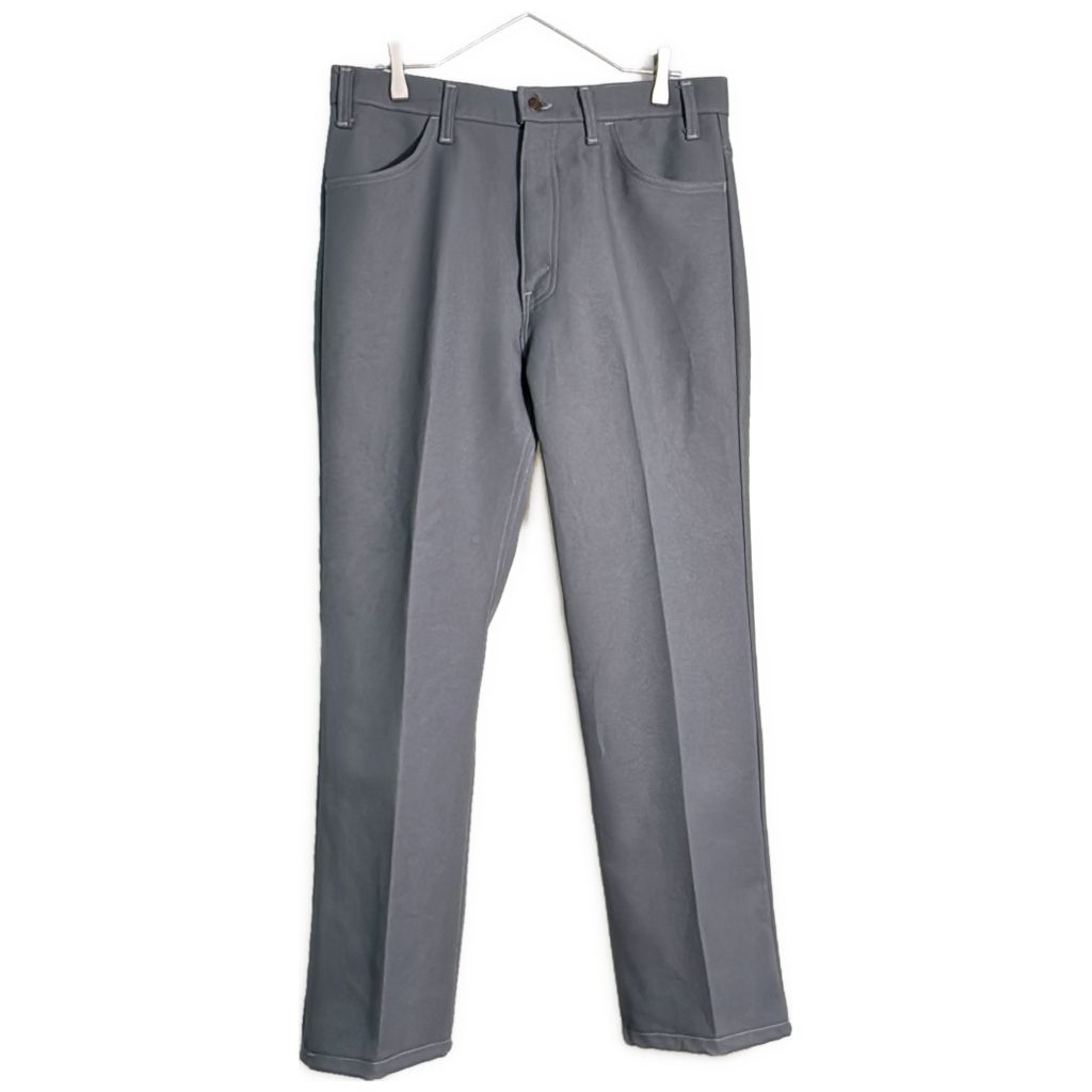 90年代 USA製 Levi's リーバイス STA-PREST スタプレスト スラックスパンツ グレー(メンズ W36 L31)中古 古着 Y4254